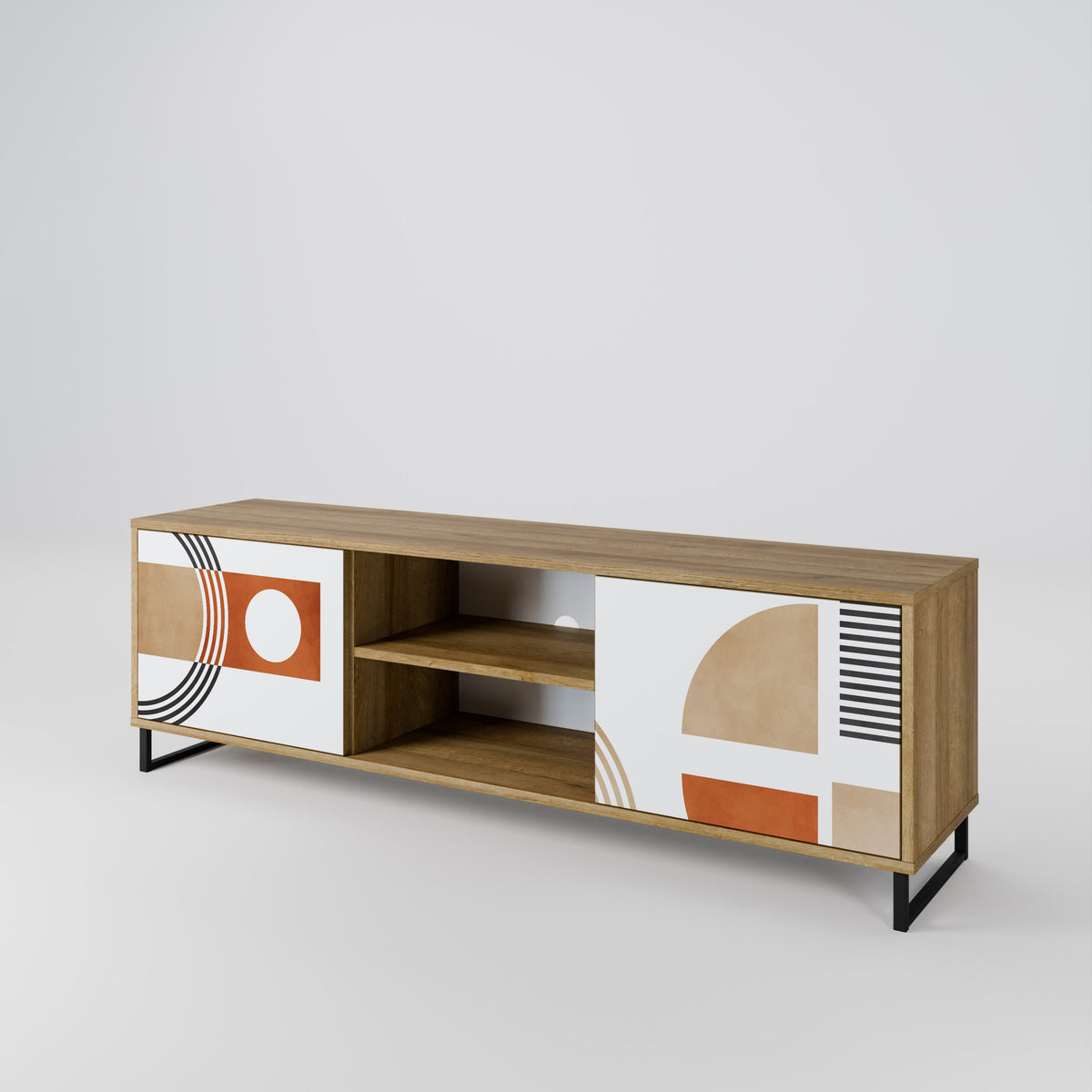 CIRCLE RHYTM 2-türiges TV-Lowboard