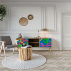 STREAMER TANGLE TV-Lowboard mit 2 Türen in Eiche-Optik