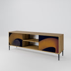 HOLLOW TIME 2-Door TV Stand in Oak Effect