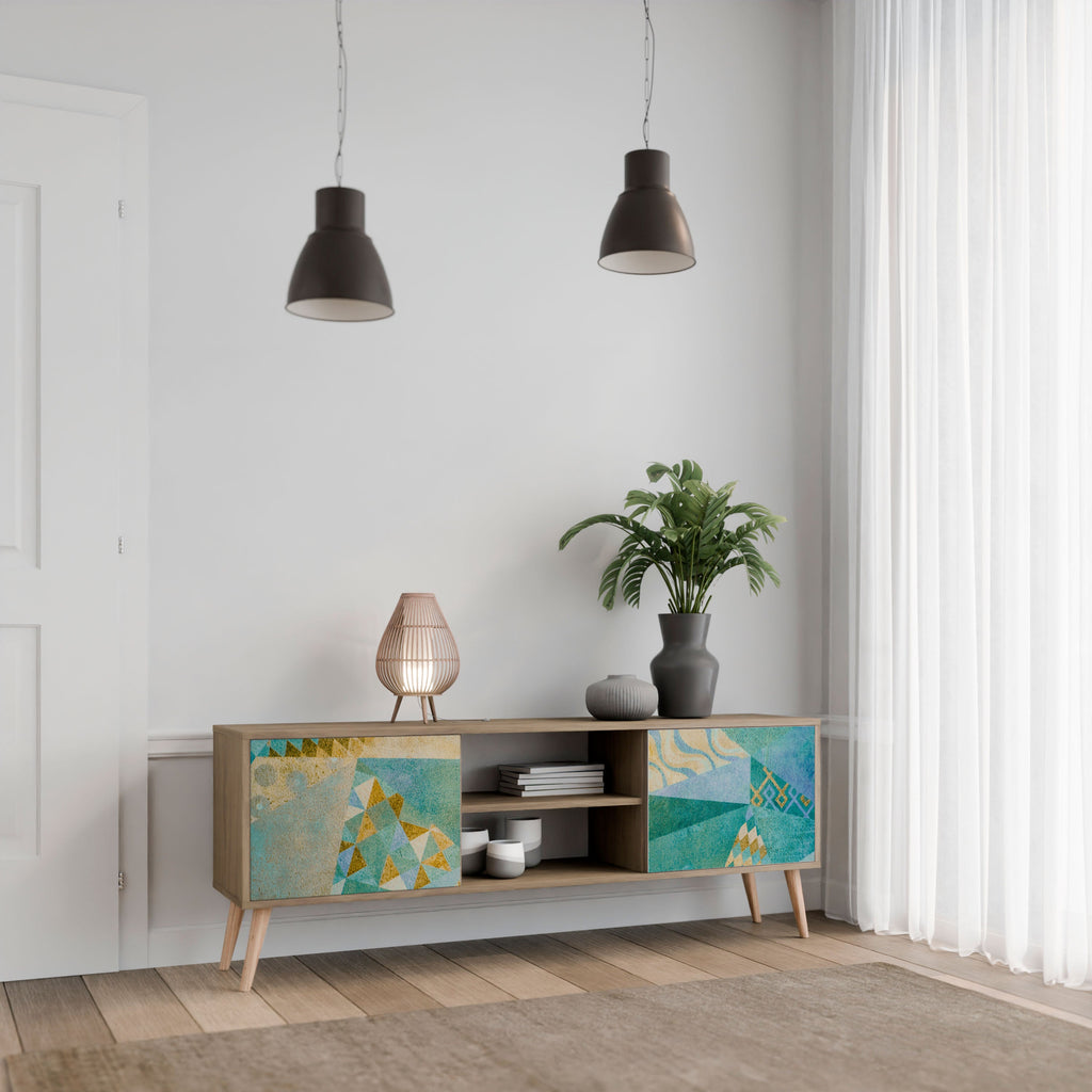 SPECTRUM SPLENDOR 2-türiger TV-Ständer in Eichenoptik