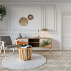 WATERCOLOUR PEAKS TV-Lowboard mit 2 Türen in Eiche-Optik