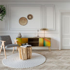 PIERCING SHARPNESS TV-Lowboard mit 2 Türen in Eiche-Optik