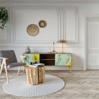 BODY LANGUAGE 2-Door TV Stand in Oak Effect