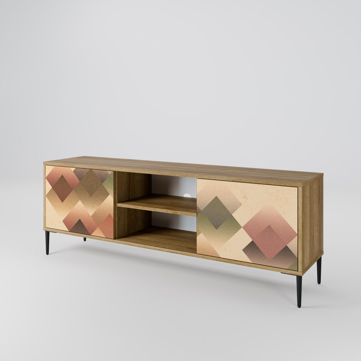 GEOMETRIC FUSION 2-türiges TV-Lowboard