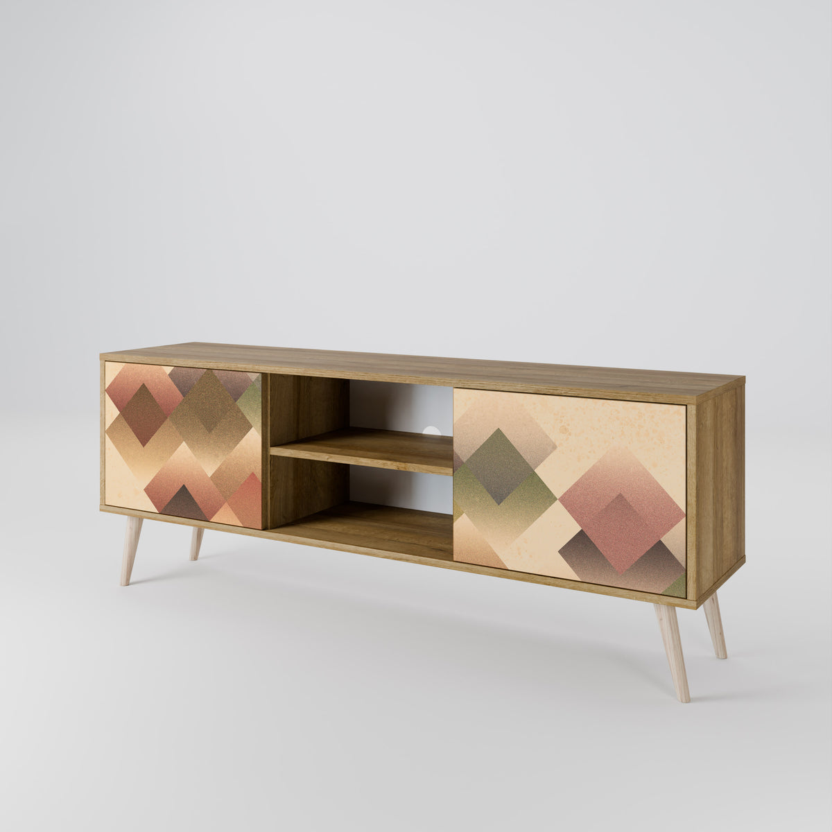 GEOMETRIC FUSION 2-türiges TV-Lowboard