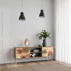 GEOMETRIC FUSION TV-Lowboard mit 2 Türen in Eiche-Optik