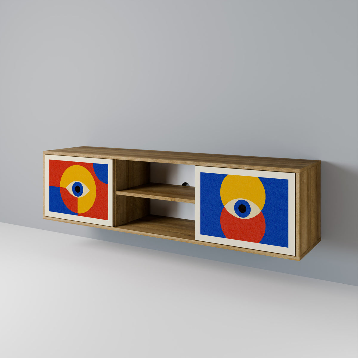 GEOMETRIC EYES 2-türiges TV-Lowboard