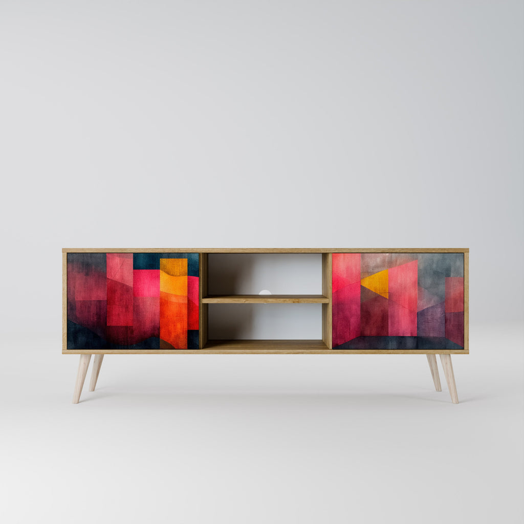 COLORFUL SOUNDS 2-türiger TV-Ständer in Eichenoptik