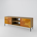 STRENGTHENING RELATION 2-Door TV Stand in Oak Effect