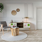 COLORFUL COSMOS TV-Lowboard mit 2 Türen in Eiche-Optik