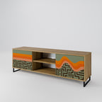 SIMPLE SOLUTIONS 2-Door TV Stand in Oak Effect