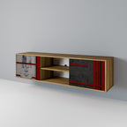 GRAY FIGURES TV-Lowboard mit 2 Türen in Eiche-Optik