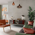 GRAY FIGURES TV-Lowboard mit 2 Türen in Eiche-Optik