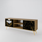 STELLAR CONSTELLATIONS 2-Door TV Stand in Oak Effect