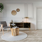 STELLAR CONSTELLATIONS 2-Door TV Stand in Oak Effect