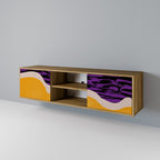 INDEPENDENT BORDER TV-Lowboard mit 2 Türen in Eiche-Optik