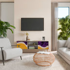 INDEPENDENT BORDER TV-Lowboard mit 2 Türen in Eiche-Optik