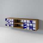 THE RIGHT PLACES TV-Lowboard mit 2 Türen in Eiche-Optik