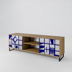 THE RIGHT PLACES TV-Lowboard mit 2 Türen in Eiche-Optik