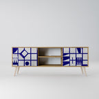 THE RIGHT PLACES TV-Lowboard mit 2 Türen in Eiche-Optik