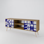 THE RIGHT PLACES TV-Lowboard mit 2 Türen in Eiche-Optik