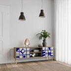 THE RIGHT PLACES TV-Lowboard mit 2 Türen in Eiche-Optik