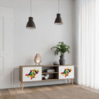 FUTURE SIGN TV-Lowboard mit 2 Türen in Eiche-Optik