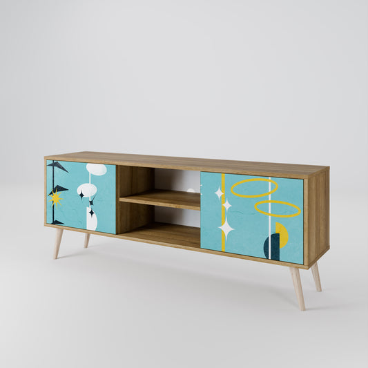 PATHS TO HAPPINESS 2-Door TV Cabinet