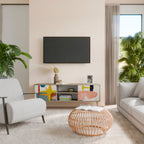 INTERSTELLAR VIBES TV-Lowboard mit 2 Türen in Eiche-Optik