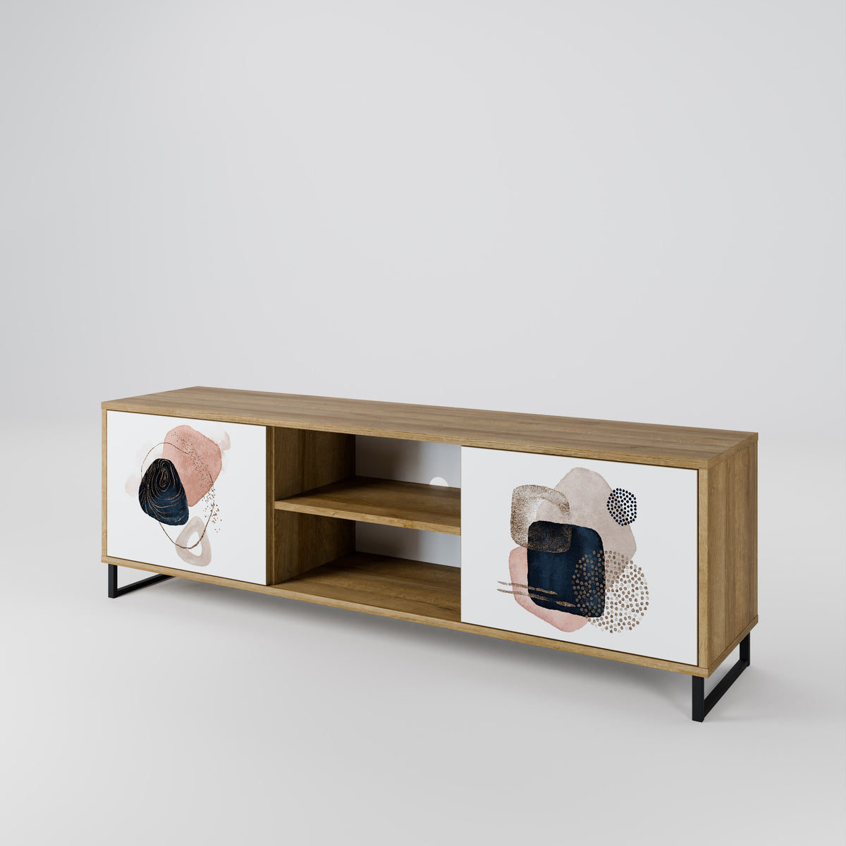 COLORFUL SHAPES 2-Door TV Cabinet