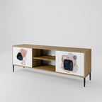 COLORFUL SHAPES TV-Lowboard mit 2 Türen in Eiche-Optik