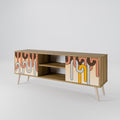 COLORFUL STRINGS 2-Door TV Cabinet