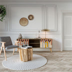 COLORFUL STRINGS TV-Lowboard mit 2 Türen in Eiche-Optik