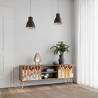 COLORFUL STRINGS TV-Lowboard mit 2 Türen in Eiche-Optik