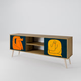 TOGETHER BUT SEPARATELY 2-türiges TV-Lowboard