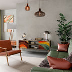 COLORFUL STRANDS TV-Lowboard mit 2 Türen in Eiche-Optik