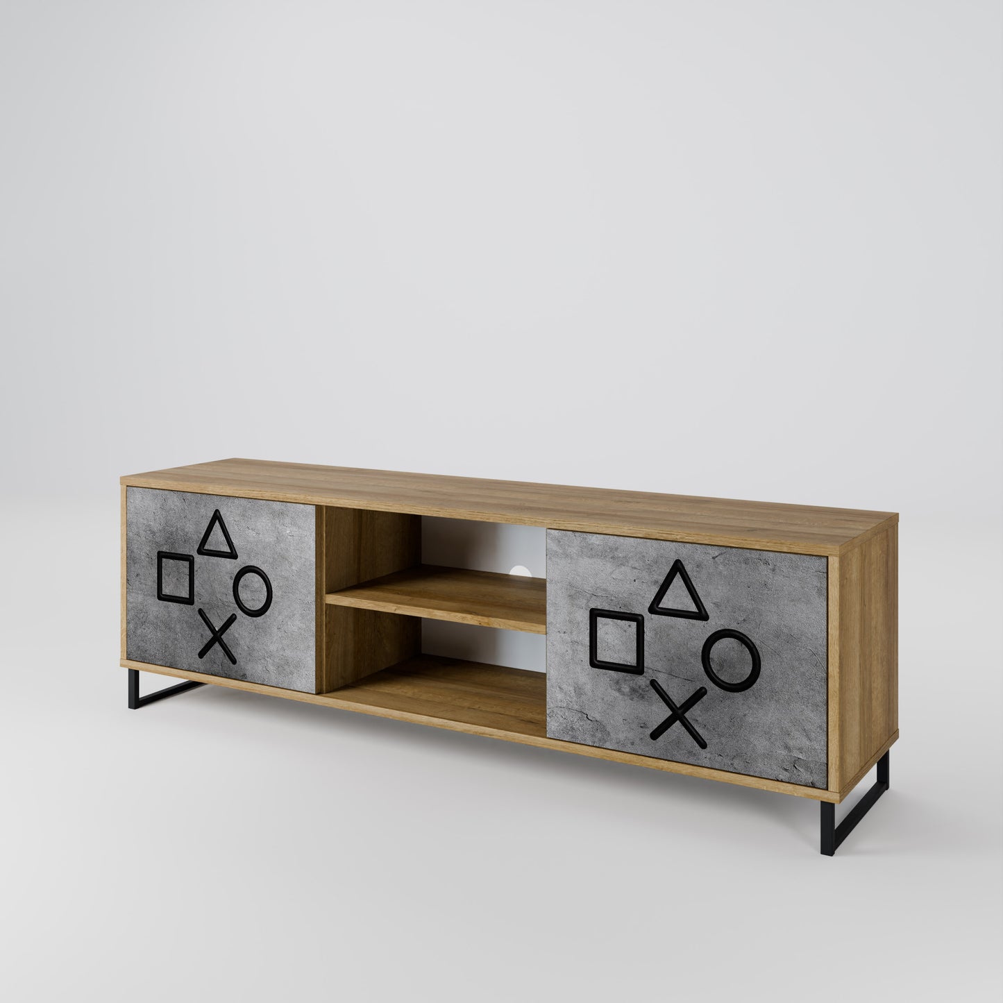 GAMER CHOICE 2-türiges TV-Lowboard