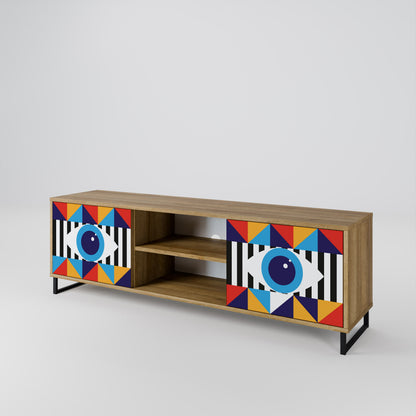 ABSTRACTION AND GEOMETRY 2-türiges TV-Lowboard