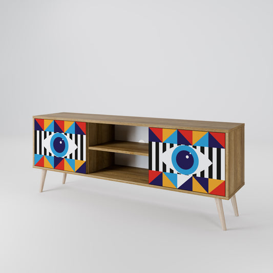 ABSTRACTION AND GEOMETRY 2-türiges TV-Lowboard
