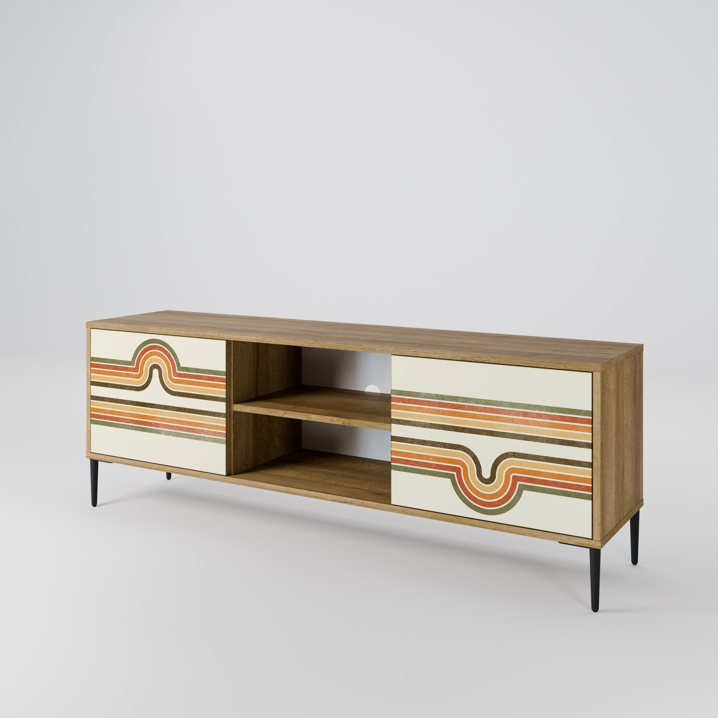 EXCEPTIONAL STREAM 2-türiges TV-Lowboard