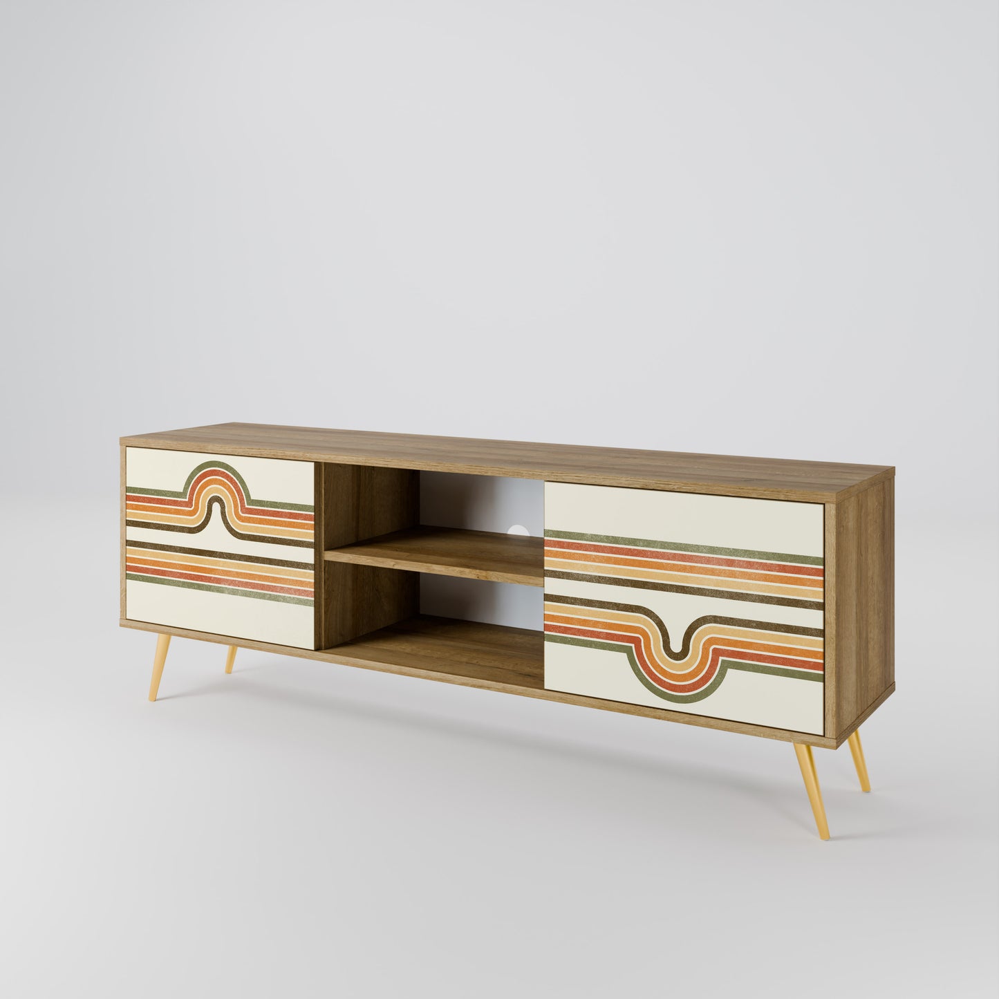 EXCEPTIONAL STREAM 2-türiges TV-Lowboard
