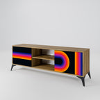 BLINDED BY THE LIGHTS TV-Lowboard mit 2 Türen in Eiche-Optik