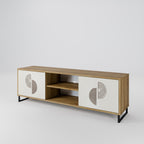 HARMONY ESSENCE 2-Door TV Stand in Oak Effect