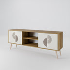HARMONY ESSENCE 2-Door TV Stand in Oak Effect