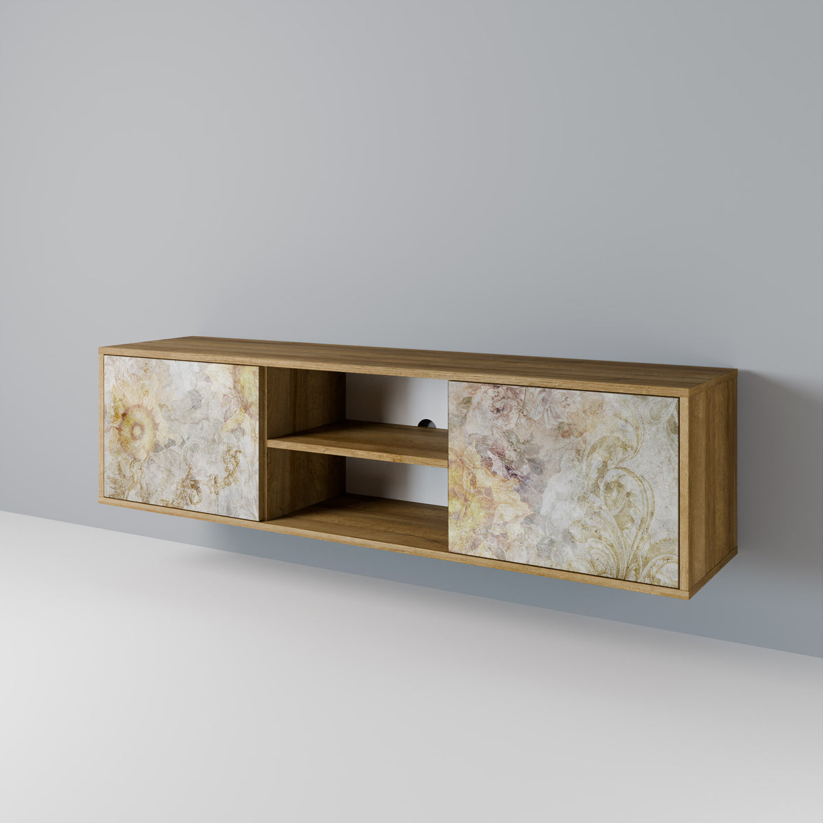SUNFLOWER BLUR 2-Door TV Cabinet