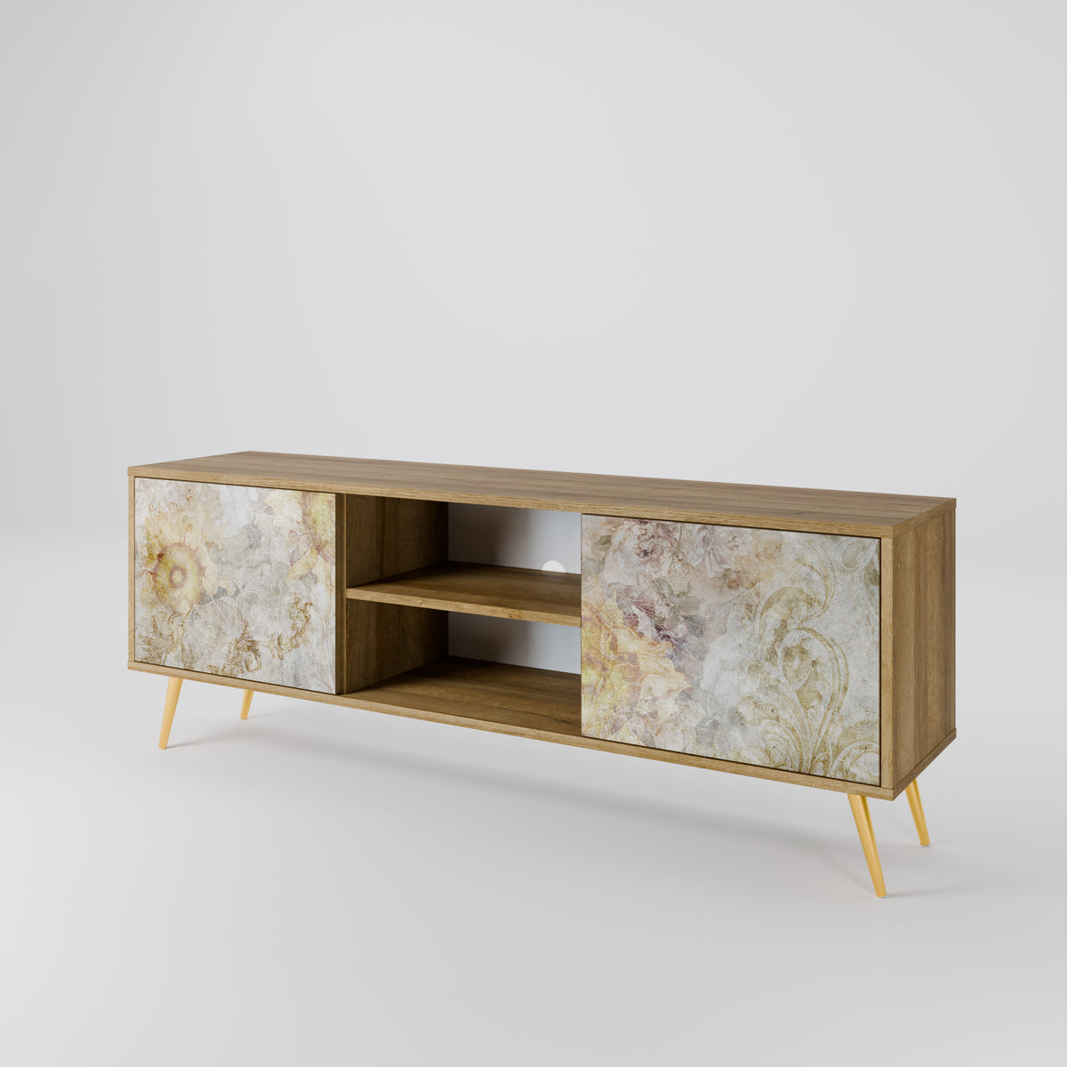 SUNFLOWER BLUR 2-Door TV Cabinet