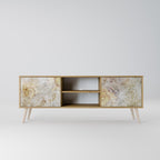 SUNFLOWER BLUR TV-Lowboard mit 2 Türen in Eiche-Optik