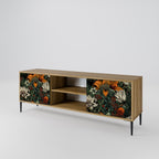 MIDNIGHT SPROUT TV-Lowboard mit 2 Türen in Eiche-Optik