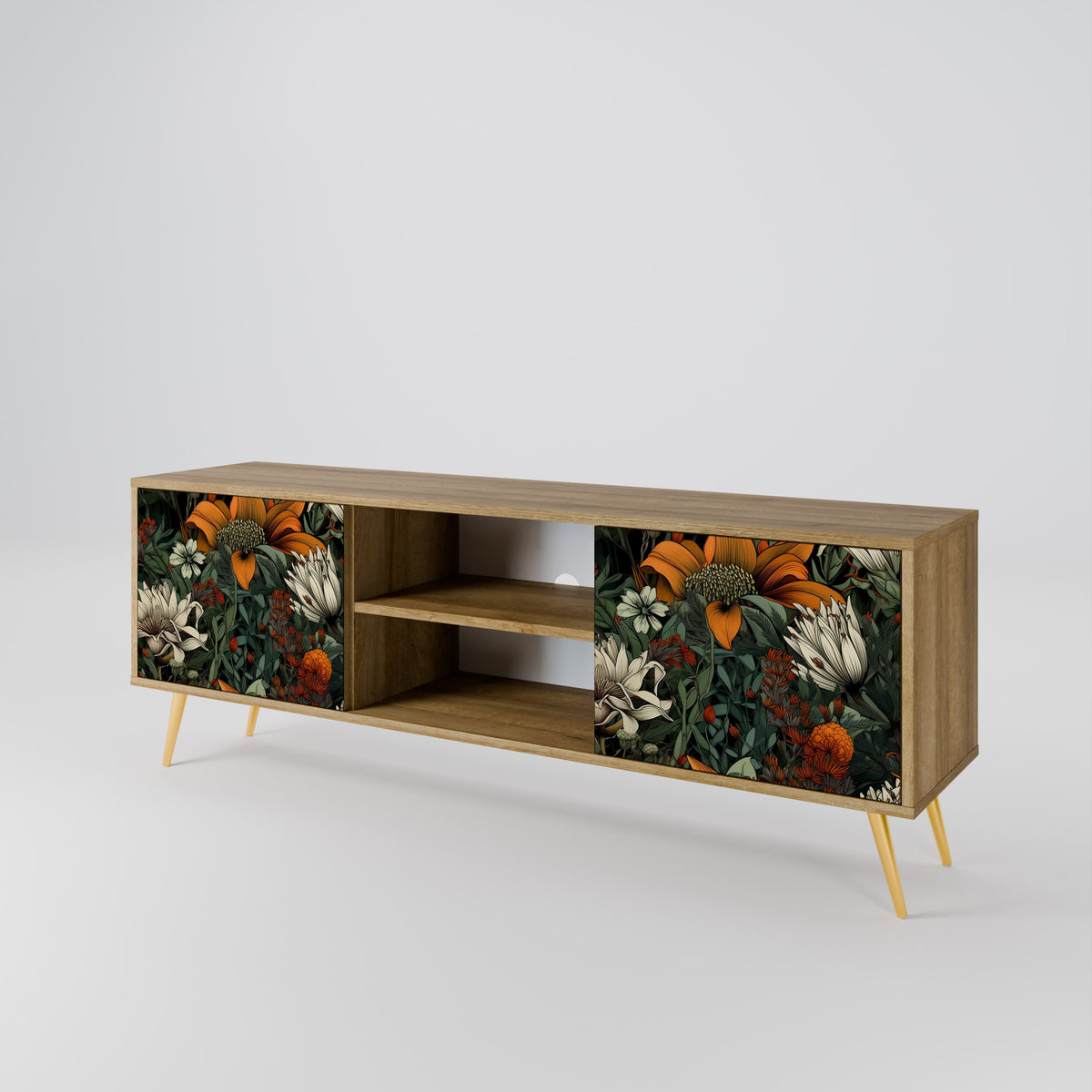 MIDNIGHT SPROUT 2-Door TV Cabinet