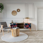 ETHEREAL BLOSSOMS TV-Lowboard mit 2 Türen in Eiche-Optik